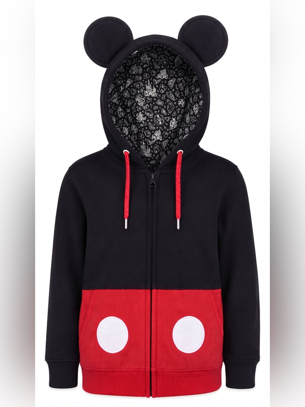 Mickey Mouse Hoodie with Ears, Size M